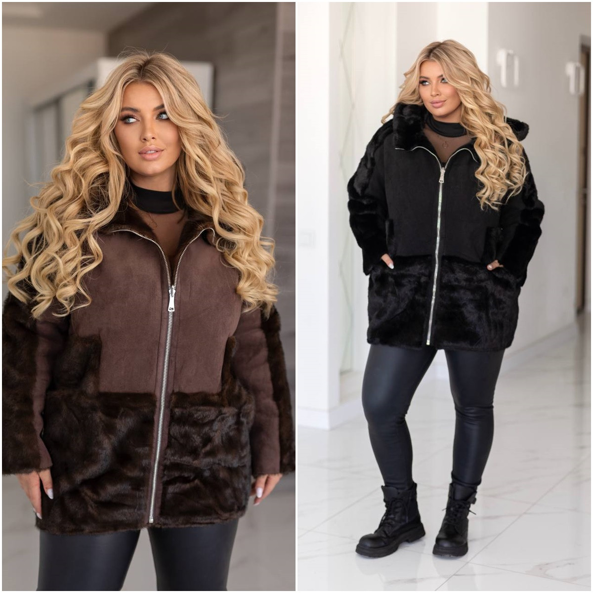 Штучна шубка під норку, фото 1