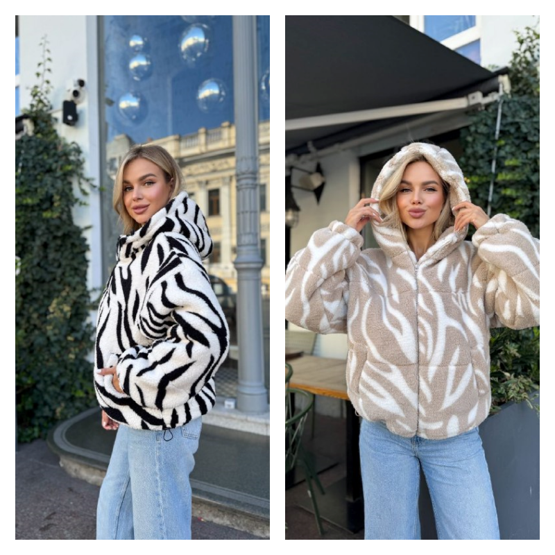 Куртка з м'якого штучного хутра, фото 1