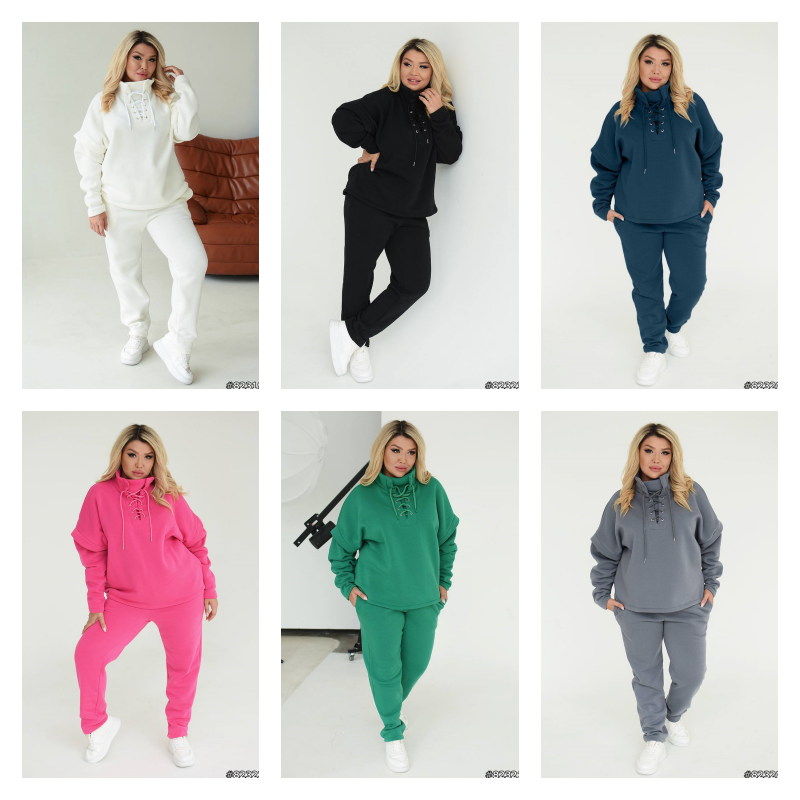 Жіночий костюм тринитка на флісі, фото 1