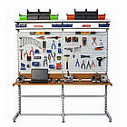 Слюсарний верстат СМ ТИП 2-1900-1500-400, стіл в майстерню, монтажний стіл, верстак металевий, робочий стіл, фото 2