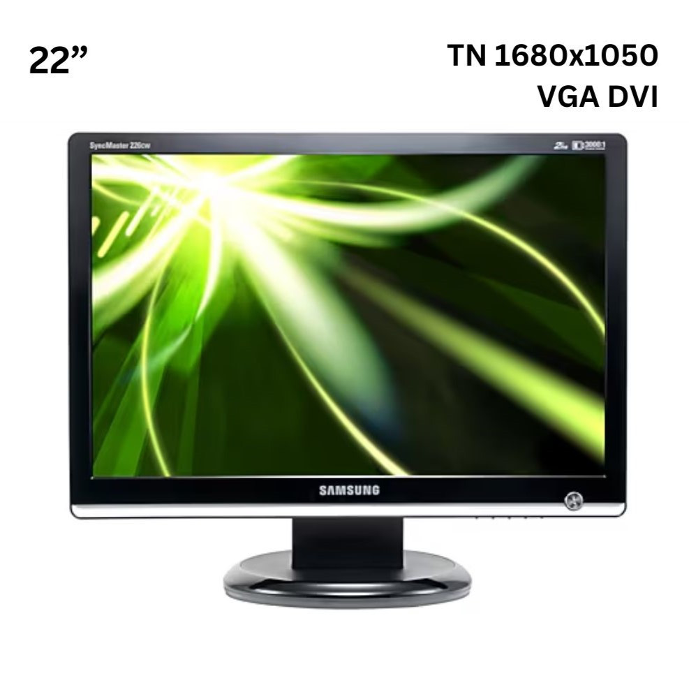 Монітор 22" Samsung SyncMaster 226CW/TN 1680x1050 16:10/VGA DVI Б/В