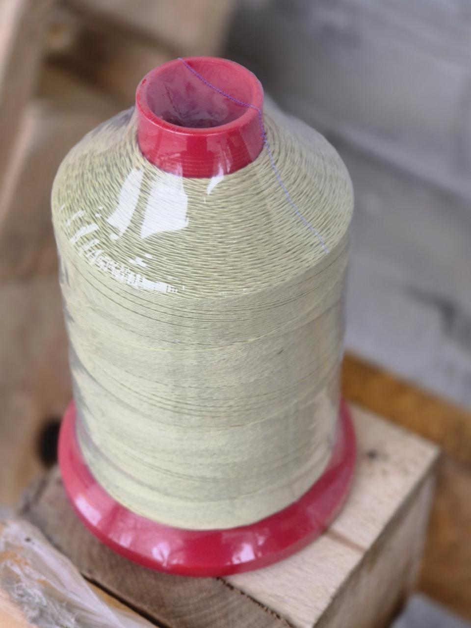 Нитка пара-арамідна армована сталевою ниткою (2000м) швейна для технічного текстилю