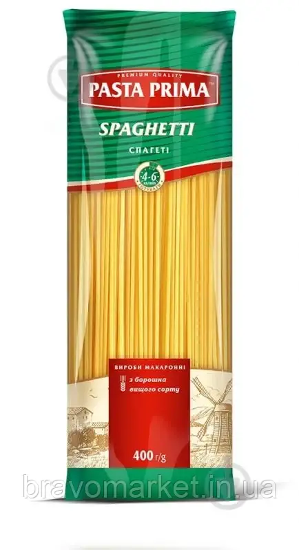 Макарони Спагеті Pasta Prima 400г, фото 1