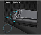 Боді-камера MiZEAN HD 1080p з поворотним об’єктивом 180° і нічним баченням, фото 4