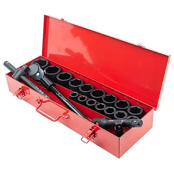 Набір ударних головок 21пр. "3/4"; 6-гр (17-50 мм). Everforce EF-6212-5MPB (Код: 57865)