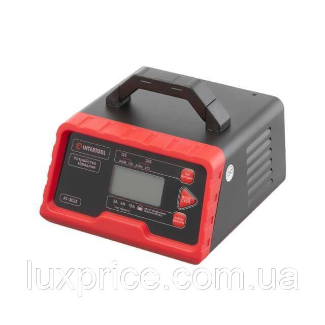 Пристрій зарядний для акумуляторів 12/24 В, 2,2-200 Аг, режим відновлення акумулятора, LCD-дисплей, з мікропроцесором, фото 1