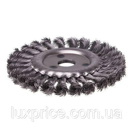Щітка кільцева, 150×22,2 мм, пучки крученого дроту, 9000 об/хв INTERTOOL BT-7150LuxPrice, фото 1