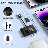 Адаптер Sixriver CarPlay Wireless — перехід з дротового на бездротовий CarPlay, Plug&Play, чорний, фото 6