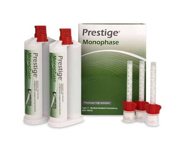 А-силіконова коригуюча маса Prestige Monophase 2x50 мл., фото 1