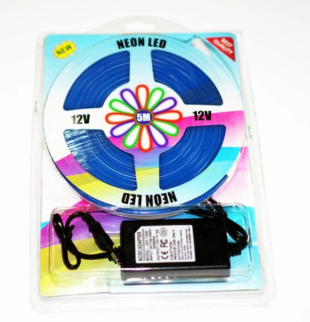 Світлодіодна стрічка LED NEON Синя 5M Blue 12V-220V