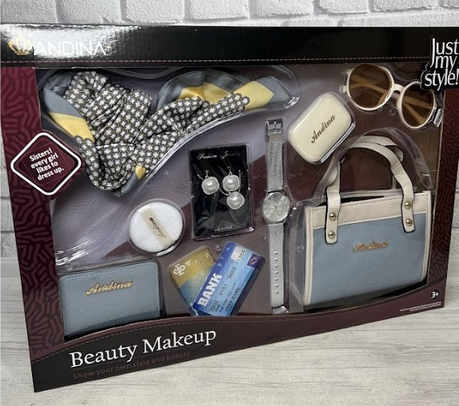 Набір прикрас для дівчаток 676-1 з годинником, сумочкою та аксесуарами, 8+., фото 1