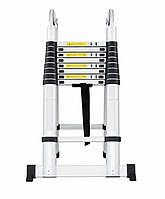 Алюминиевая лестница 5,8 м с телескопическим механизмом раскладная до 150 кг