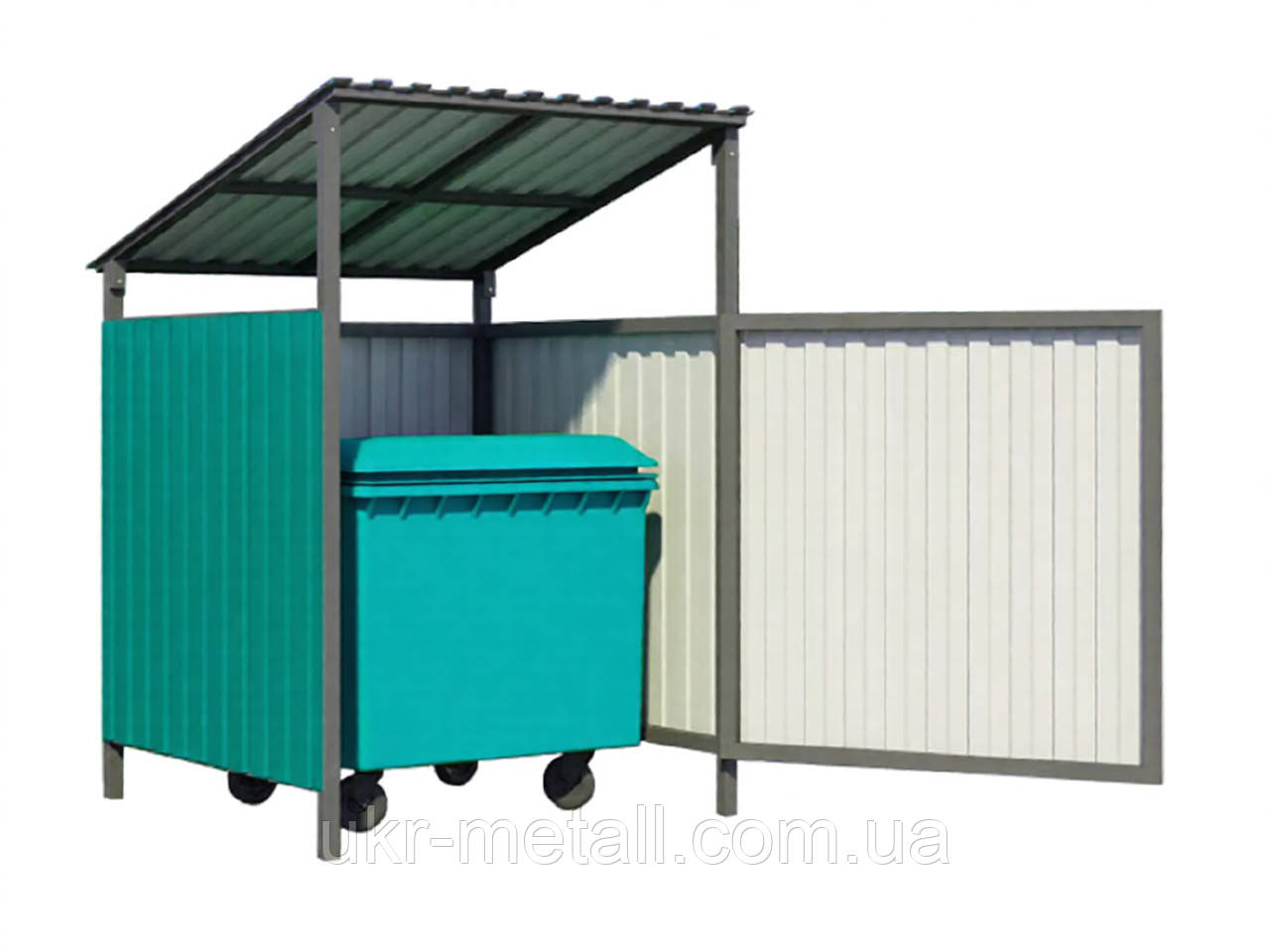 Контейнерний майданчик на 1 бак, фото 1