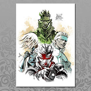 Плакат А3 Metal Gear Solid 014