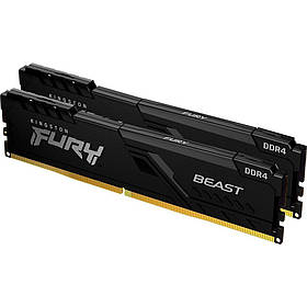 Модуль пам'яті DDR4 Kingston FURY Beast 2x16GB 3600MHz (KF436C18BBK2/32) [79111]