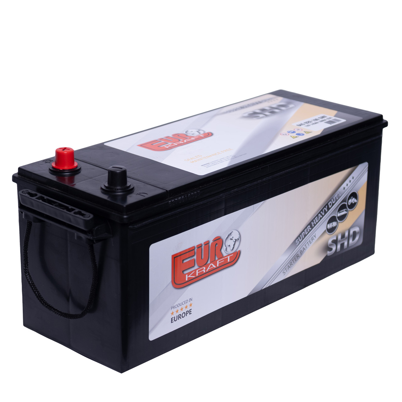 Акумулятор автомобільний 145А·год (+/-) SHD АКБ 513x189x220, фото 1