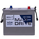 АКБ 120Ah MAX DRIVE AGM (танковий) NATO (-/+) EN1200 (284*265*224), фото 3
