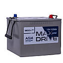 АКБ 120Ah MAX DRIVE AGM (танковий) NATO (-/+) EN1200 (284*265*224), фото 4