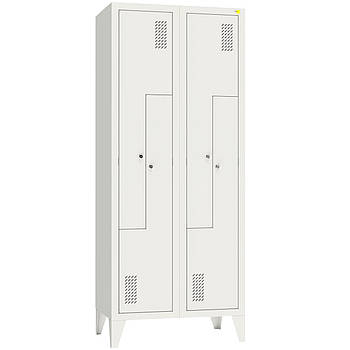 Шафа для одягу металева на ніжках ШОМ-Л-400/2/4