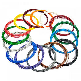 Набір ABS пластику для 3D ручки (15 кольорів, 150 м) [52536]