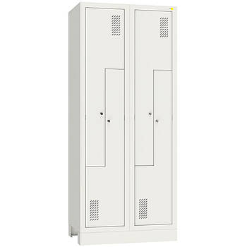 Шафа для одягу металева на подіумі ШОМ-Л-400/2/4