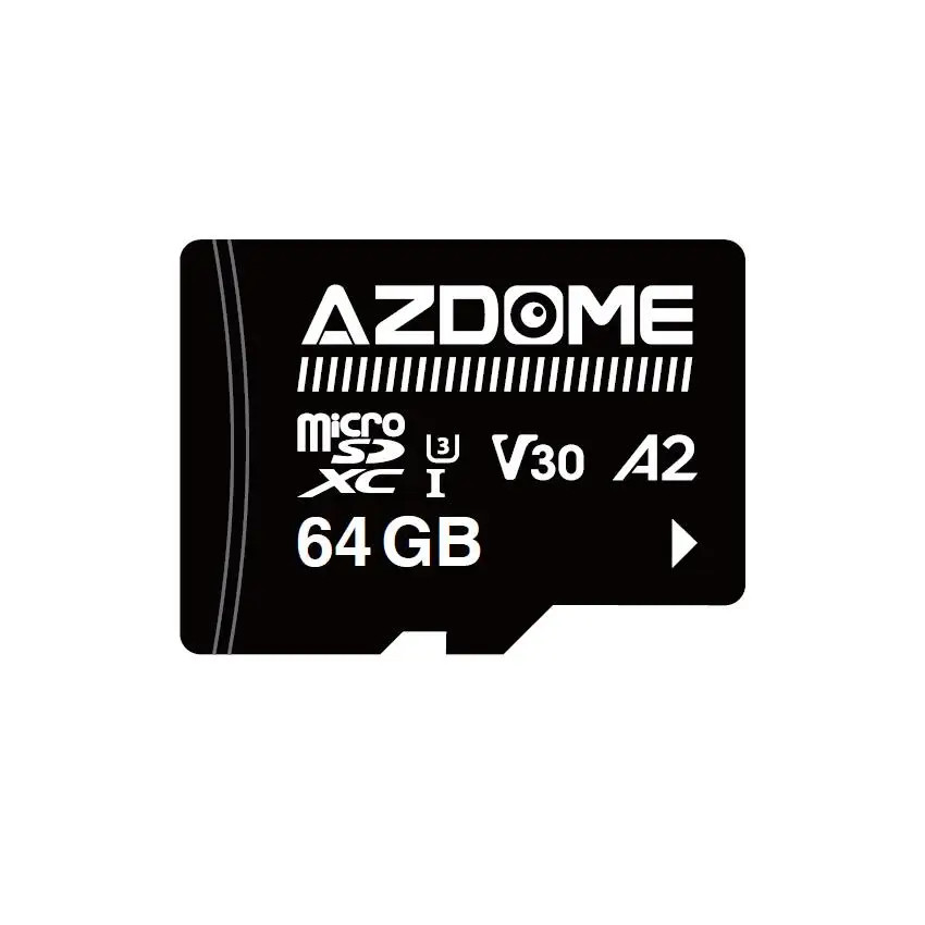 Карта пам'яті Azdome 64 GB microSDXC Class 10 UHS-I U3 V30