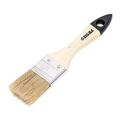 Кисть флейцева Sigma 1.5 дюйма натуральна щетина для малярних робіт вдома дачі