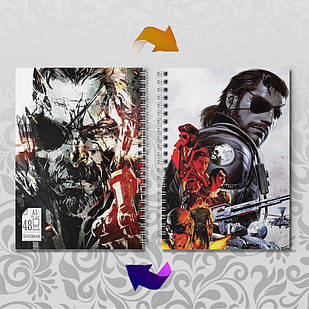 Скетчбук А5 48 арк. 150 гр.м² Metal Gear Solid 002