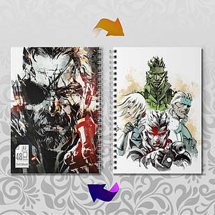 Скетчбук А5 48 арк. 150 гр.м² Metal Gear Solid 014