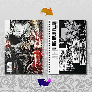 Скетчбук А5 48 арк. 150 гр.м² Metal Gear Solid 024