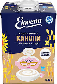 Упаковка Вівсяне молоко до кави ELOVENA Barista 3% 500 мл, (10 шт/ящ)