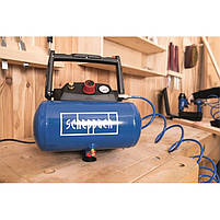 Компресор безмасляний Scheppach HC06 ресивером 6 літрів, продуктивністю 200 л/хв., фото 4