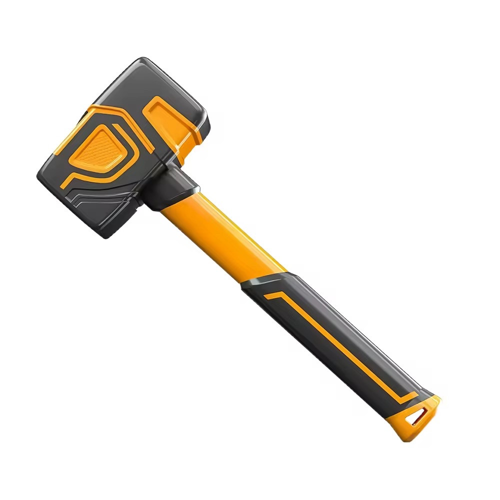 Киянка гумова 1 кг з ручкою зі скловолокна, фото 1