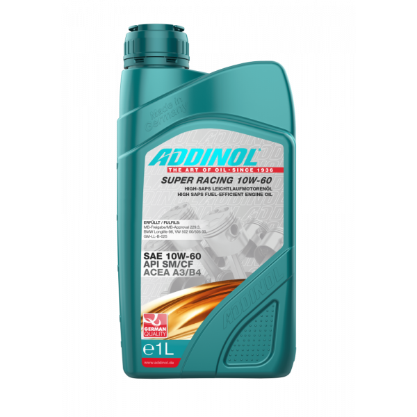 Моторна олива Addinol Super Racing 10W-60, 1 л 4014766070333, фото 1