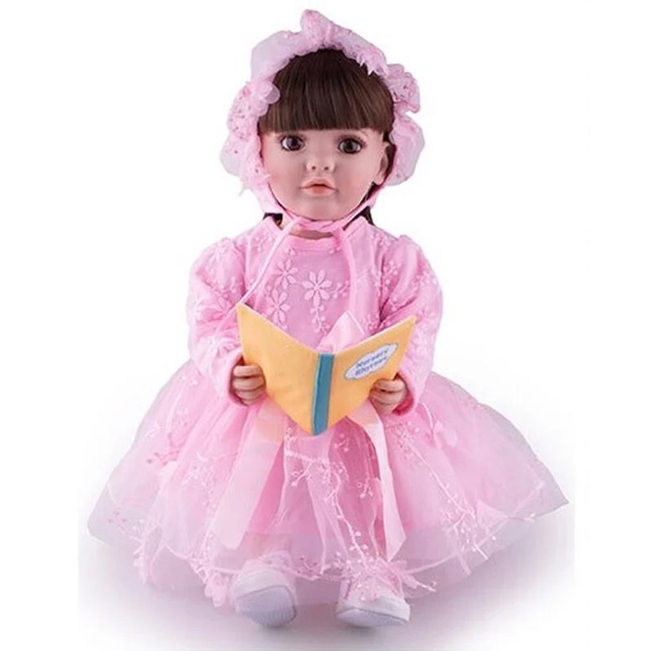 Лялька інтерактивна велика WToys (висота 55 см, пульт, рухає кінцівками, відповідає на питання, мелодії, повторюшка) TK 9340-67, фото 1