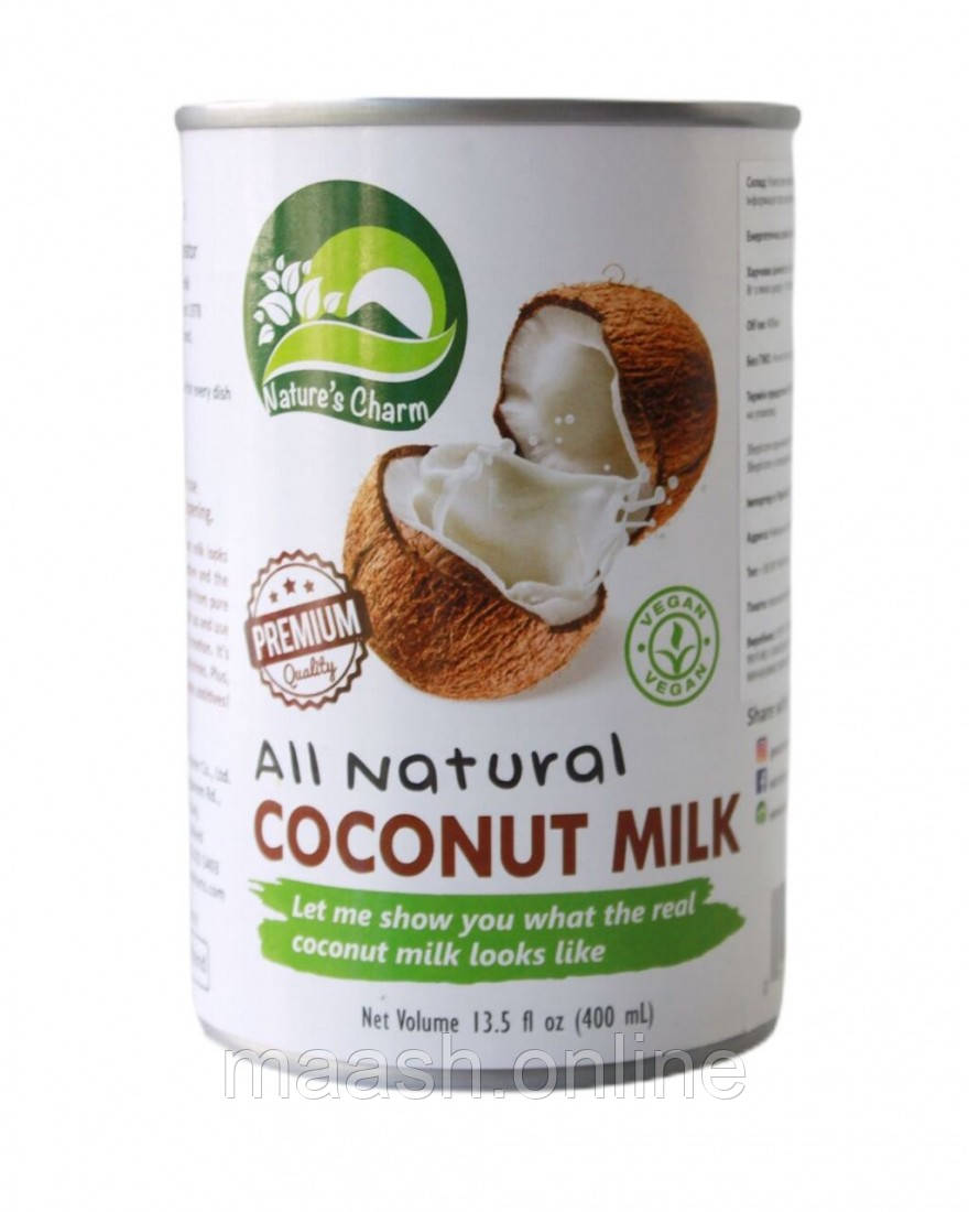 Молоко Кокосове Natures Charm, 400мл, фото 1