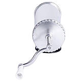 Шприц для ковбаси ручний 11×30 см горизонтальний ковбасний шприц 2 л для фаршу 3 насадки 16788-2, фото 5