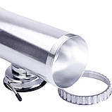 Шприц для ковбаси ручний 11×30 см горизонтальний ковбасний шприц 2 л для фаршу 3 насадки 16788-2, фото 7