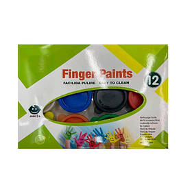 Набор пальчиковых красок 12 цветов MK 5394