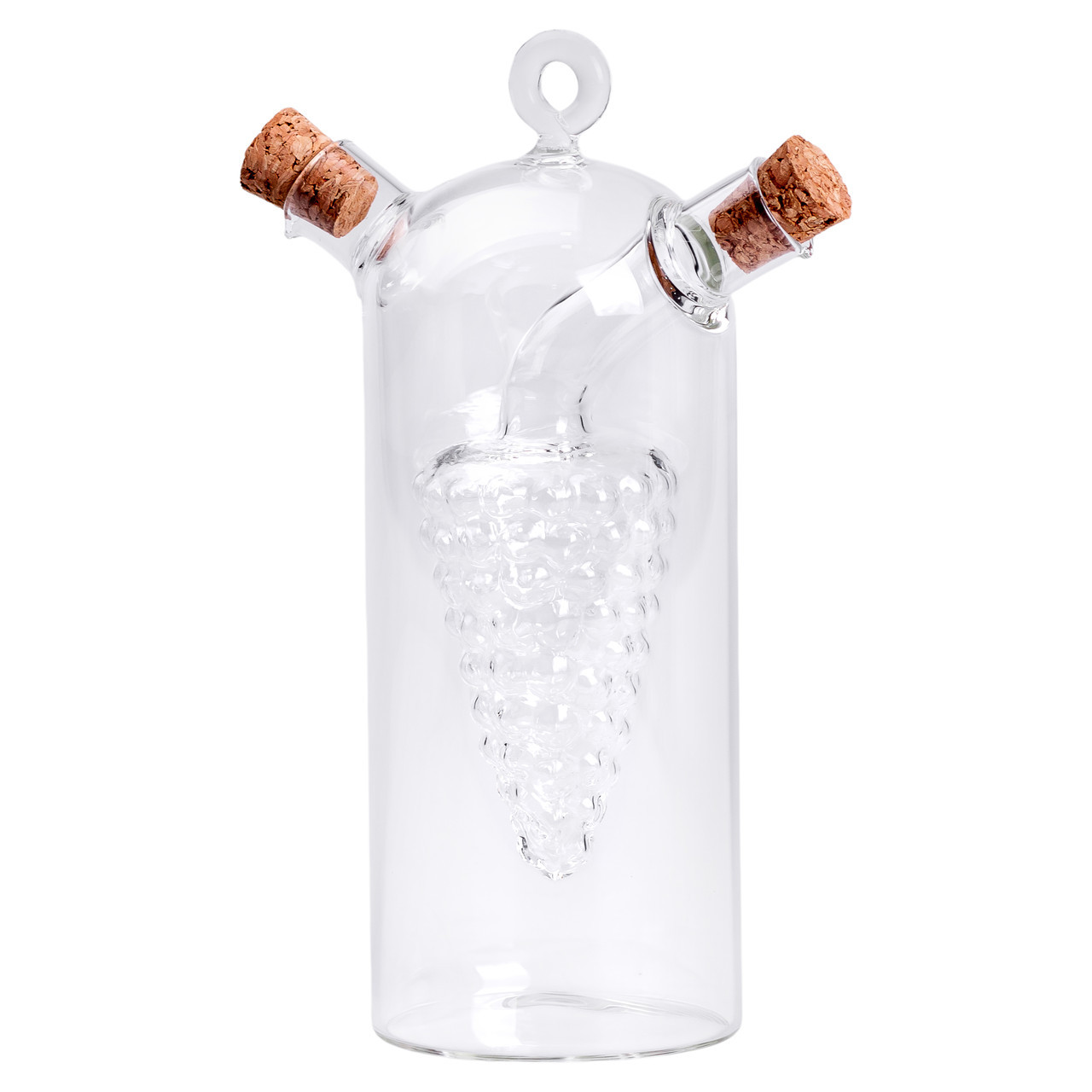 Пляшка для олії та оцту 2 в 1 подвійна 380 мл скло HP-34-12, фото 1