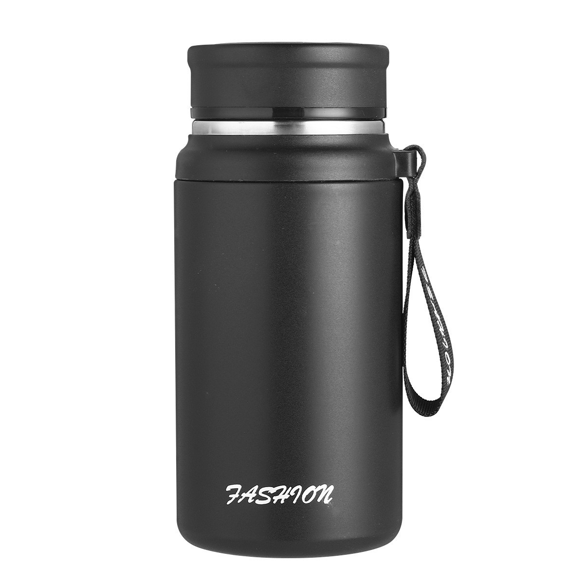 Термос Fashion з датчиком температури 700 мл Чорний HP-14-20B, фото 1