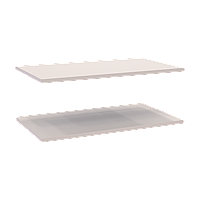 Полиці до тумби (2 шт) Doros Кассель Кашемір 61.5х34.5х1.6 (41516221)
