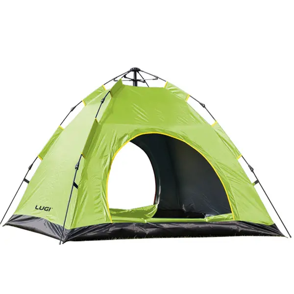 Намет кемпінговий 2 на 2 метри автоматичний для риболовлі походу туристичний LU-019M Салатовий, фото 1