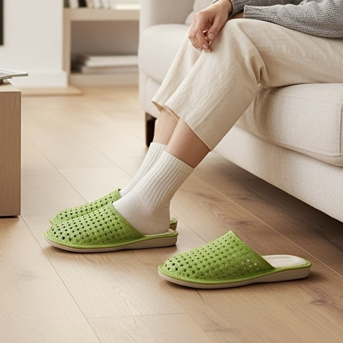 194 Домашні шкіряні капці 36, фото 1