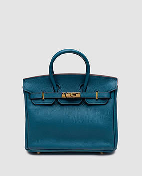 💎 Hermes Birkin 25 New Bleu Jean/Gold 25 х 21 х 13 см