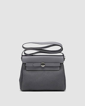 💎 Hermes Herbag Zip 20 Bag Total Grey 20 х 17 х 7 см