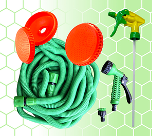 Все для поливу, обприскувачі, шланги, фітінг