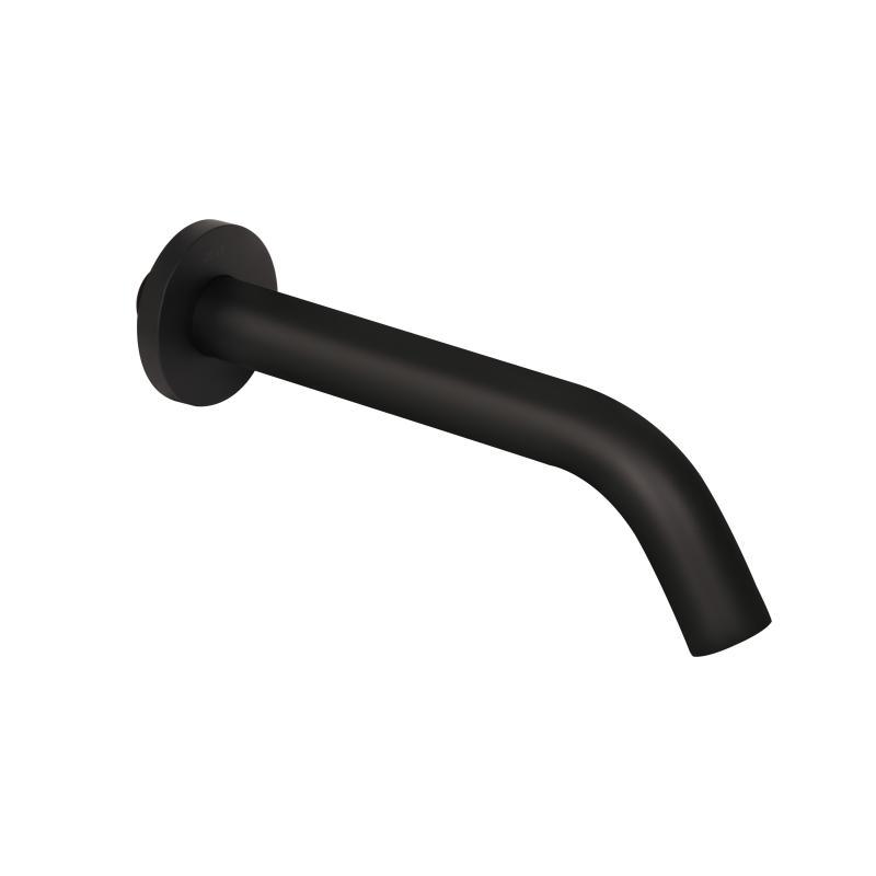 Вилив для систем прихованого монтажу Qtap Vytok 200 мм округлий QTVYT246BLM45931 Black Matt, фото 1