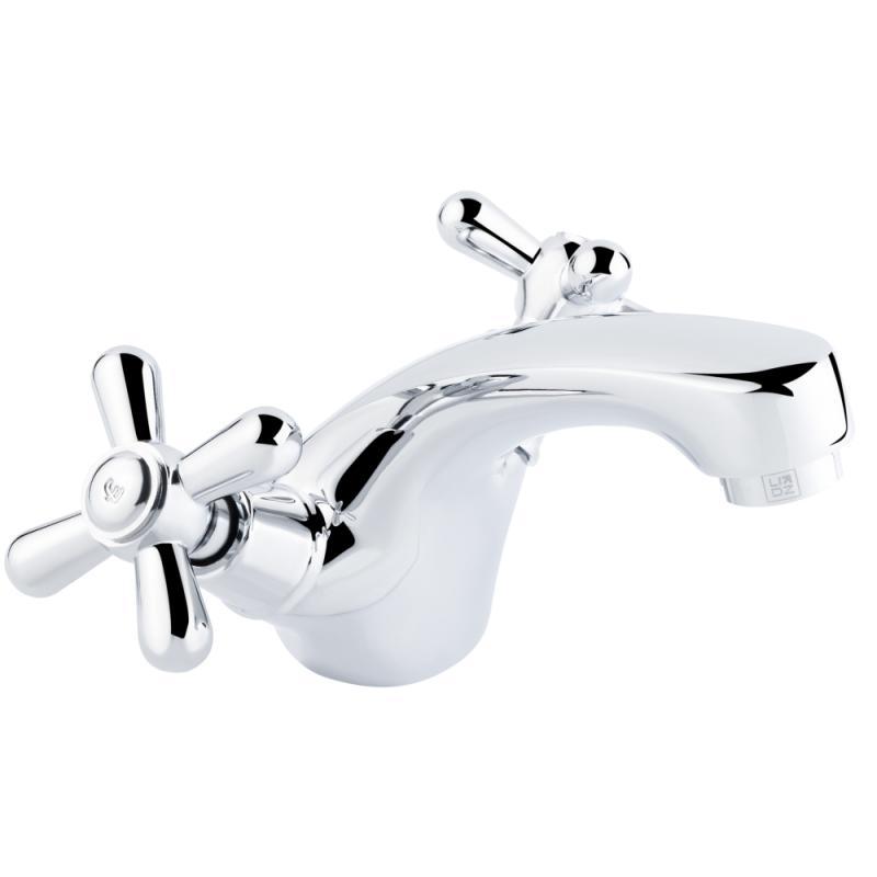 Змішувач для раковини Lidz Dominox 161 двохвентильний LDDOM161CRM35532 Chrome, фото 1