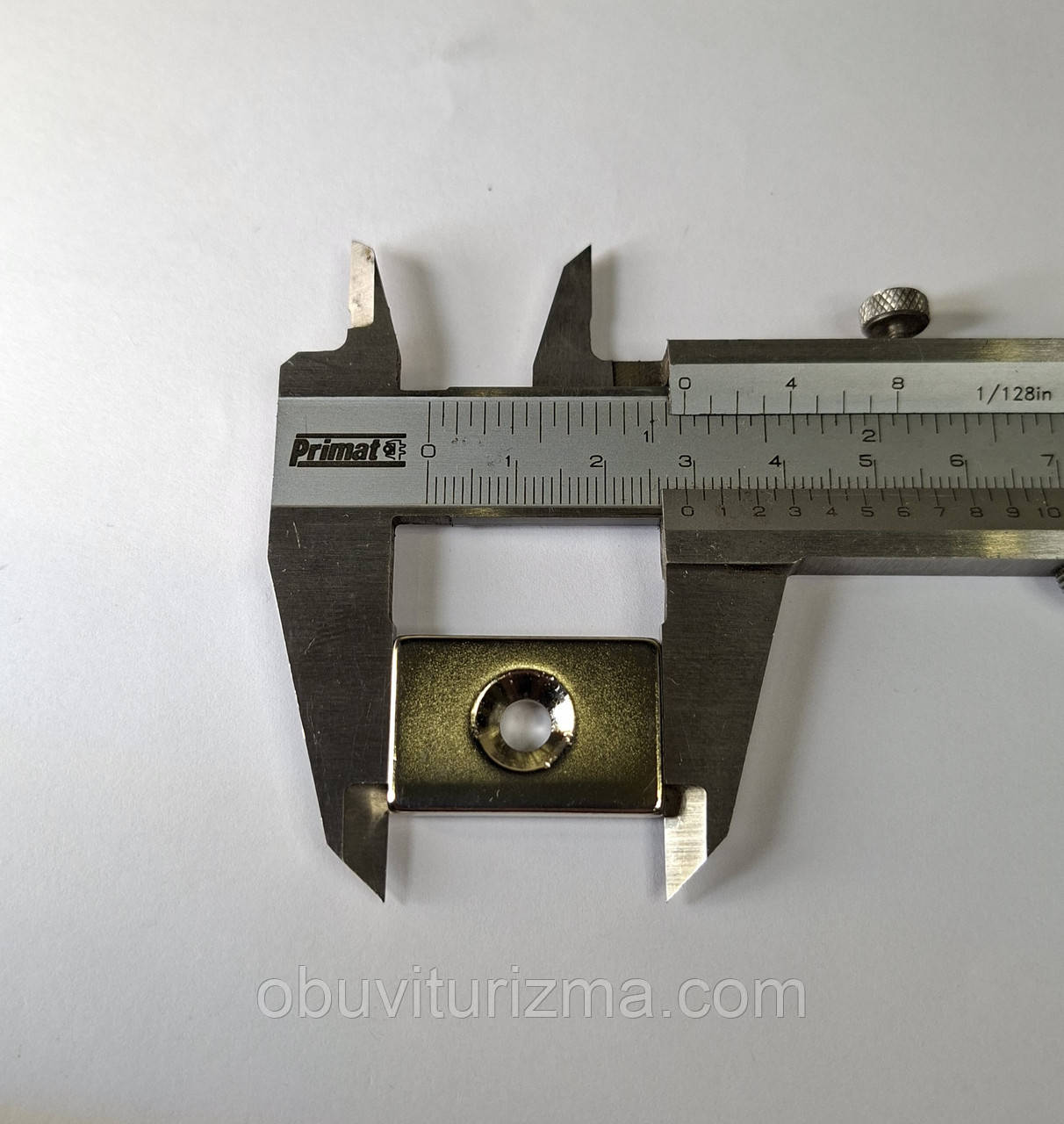 Неодимовий Магніт з отворами під шуруп   NdFeB N38 29мм/19мм/5мм 8кг, фото 1